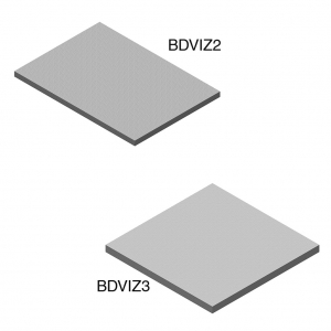 Пластина для больших нагрузок увеличенная под глухой прямоугольный лючок, пластик (поливинилхлорид) - BDVIZ2 Vergokan