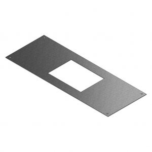 Крышка для напольного короба под заливку бетоном, ширина - 250 мм, цинк по методу Сендзимира - DOVGV250.3.2 Vergokan